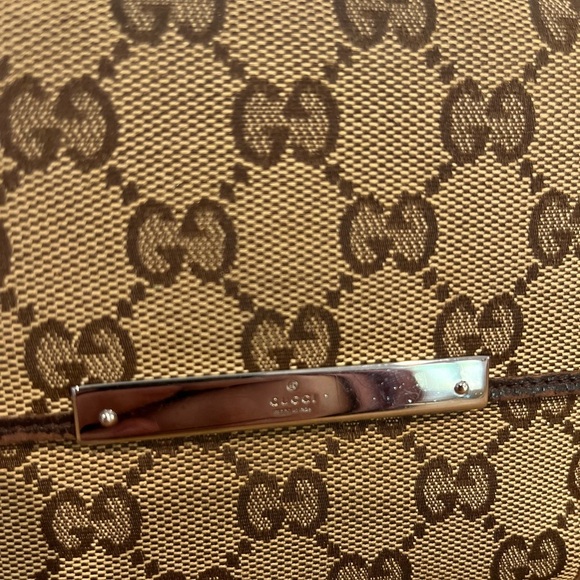 GUCCI Authentic‎ monogram compact wallet bifold with coin pouch EUC - Picture 10 of 16